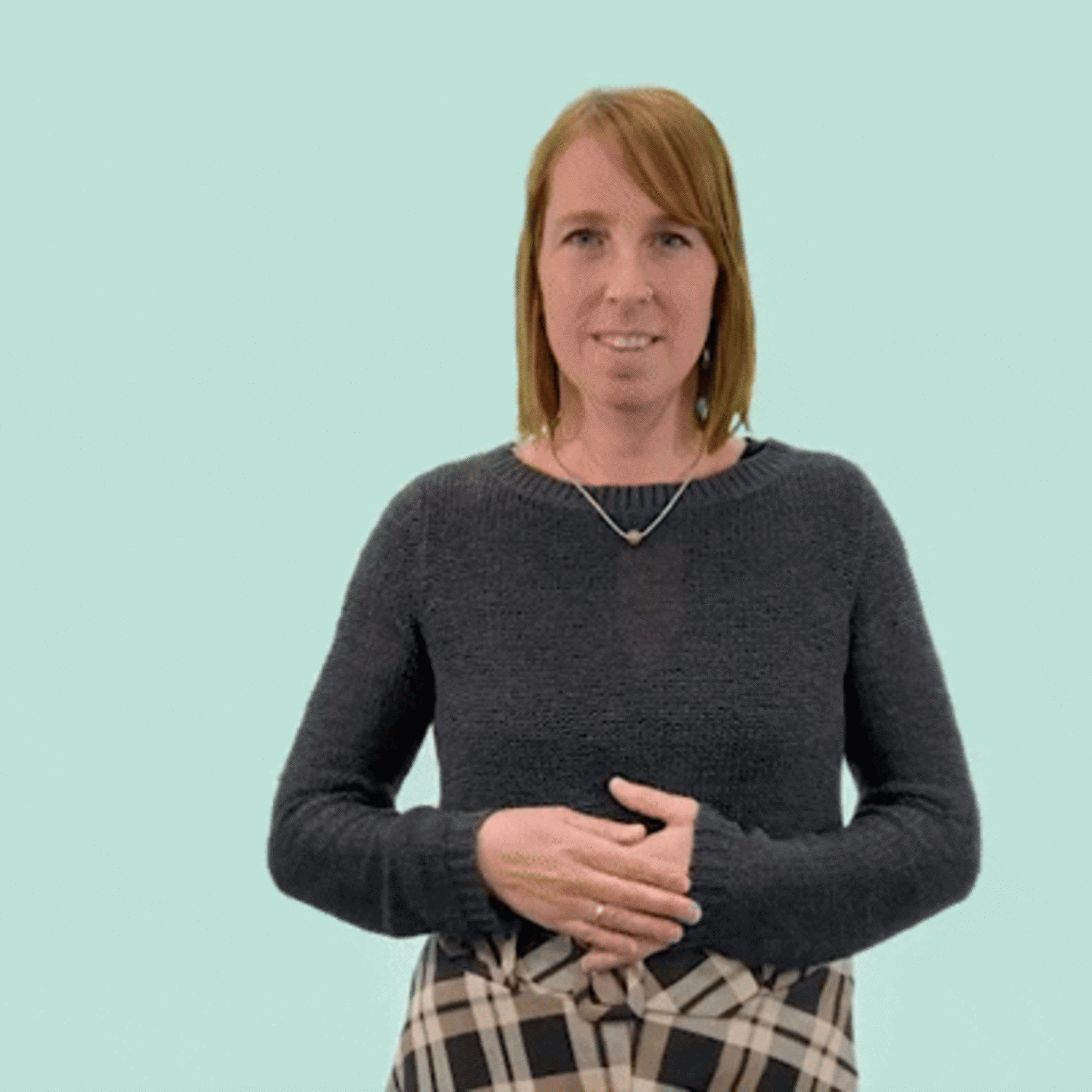 Gebärdenname von Mirjam Steurer