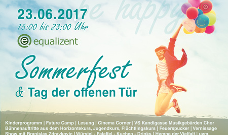 Plakat Sommerfest und Tag der offenen Tür 2017