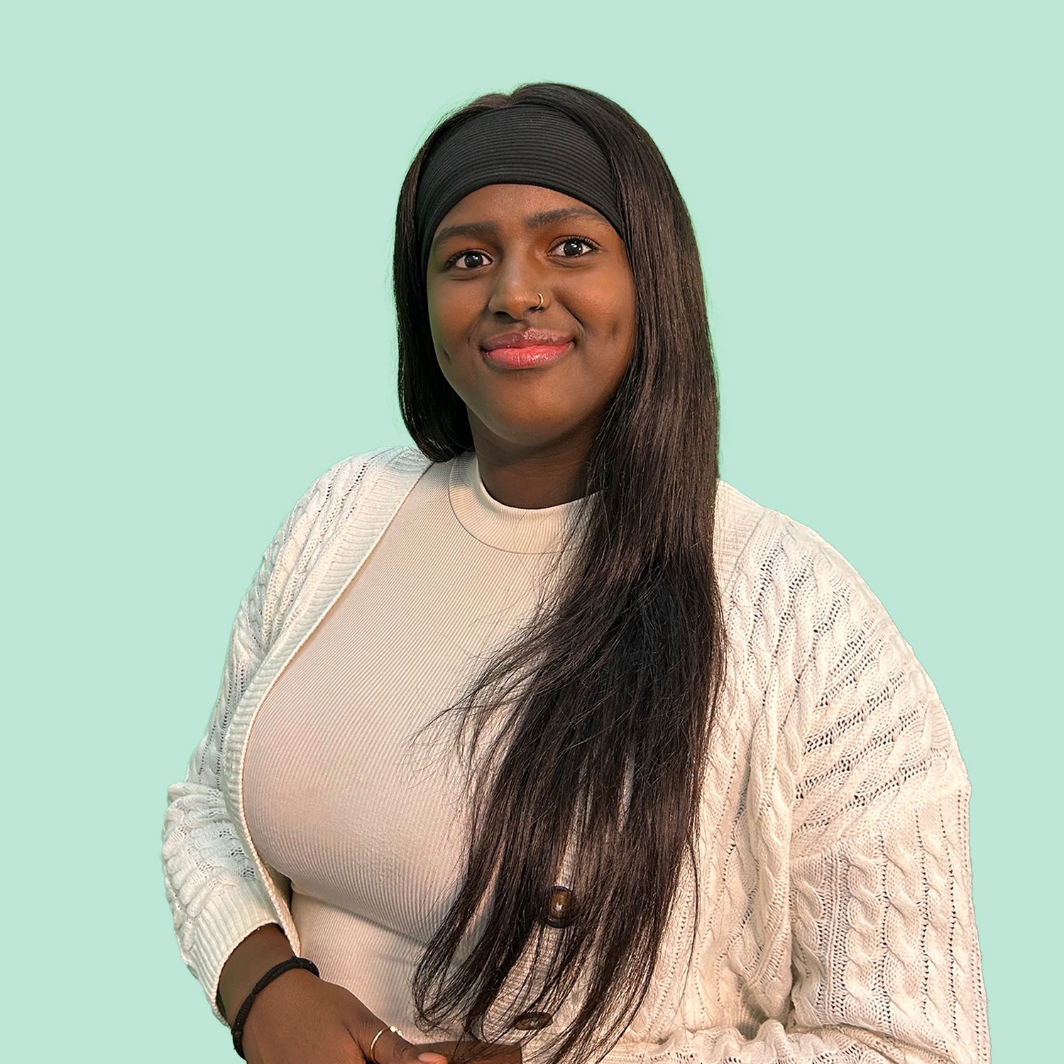 [Translate to English:] Portraitfoto von Amina Hassan Abdi