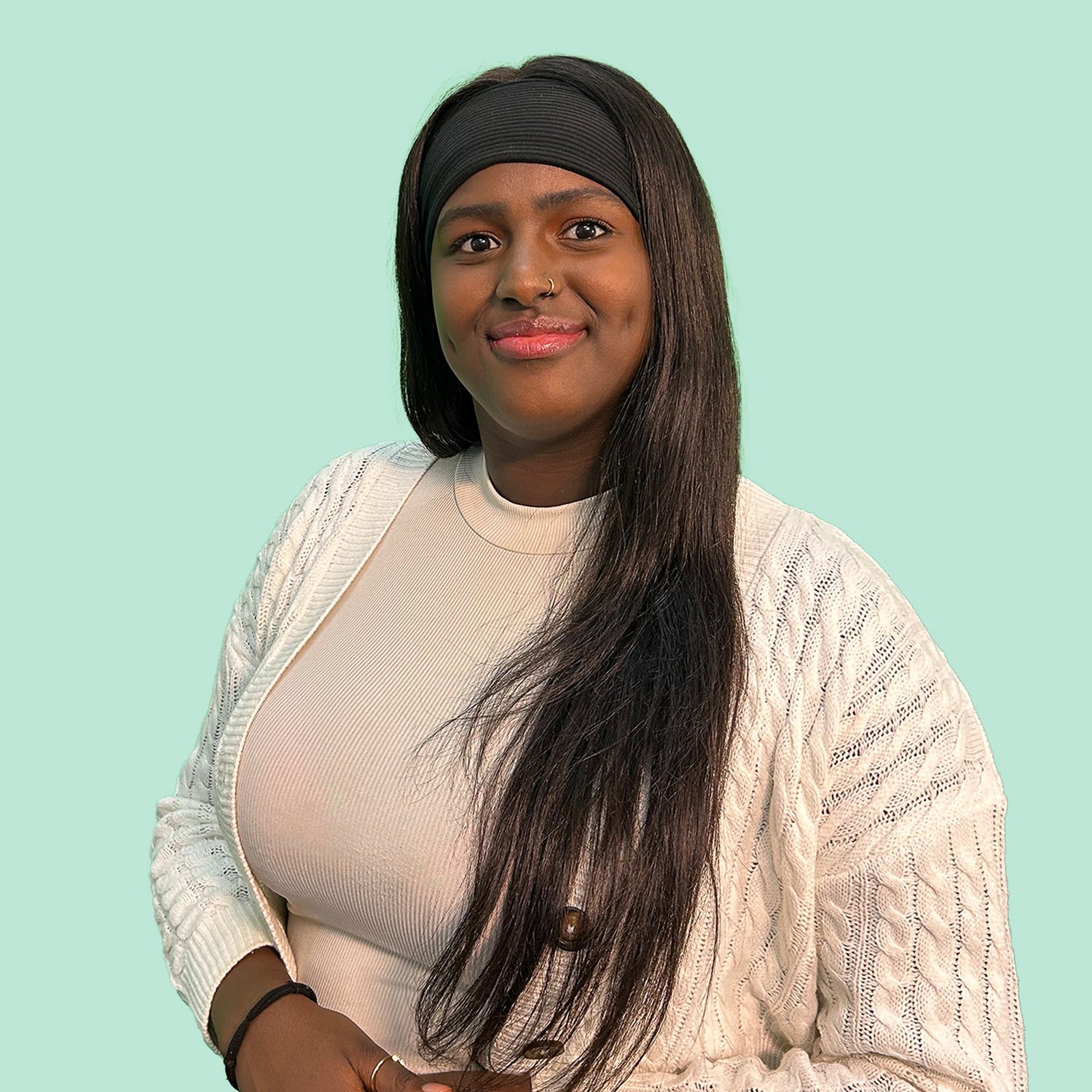 [Translate to English:] Portraitfoto von Amina Hassan Abdi