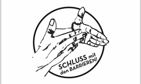 Logo Demo "Schluss mit Barrieren"