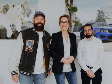 Mario Kargl, Marietta Adlbrecht und Emal Wasseh