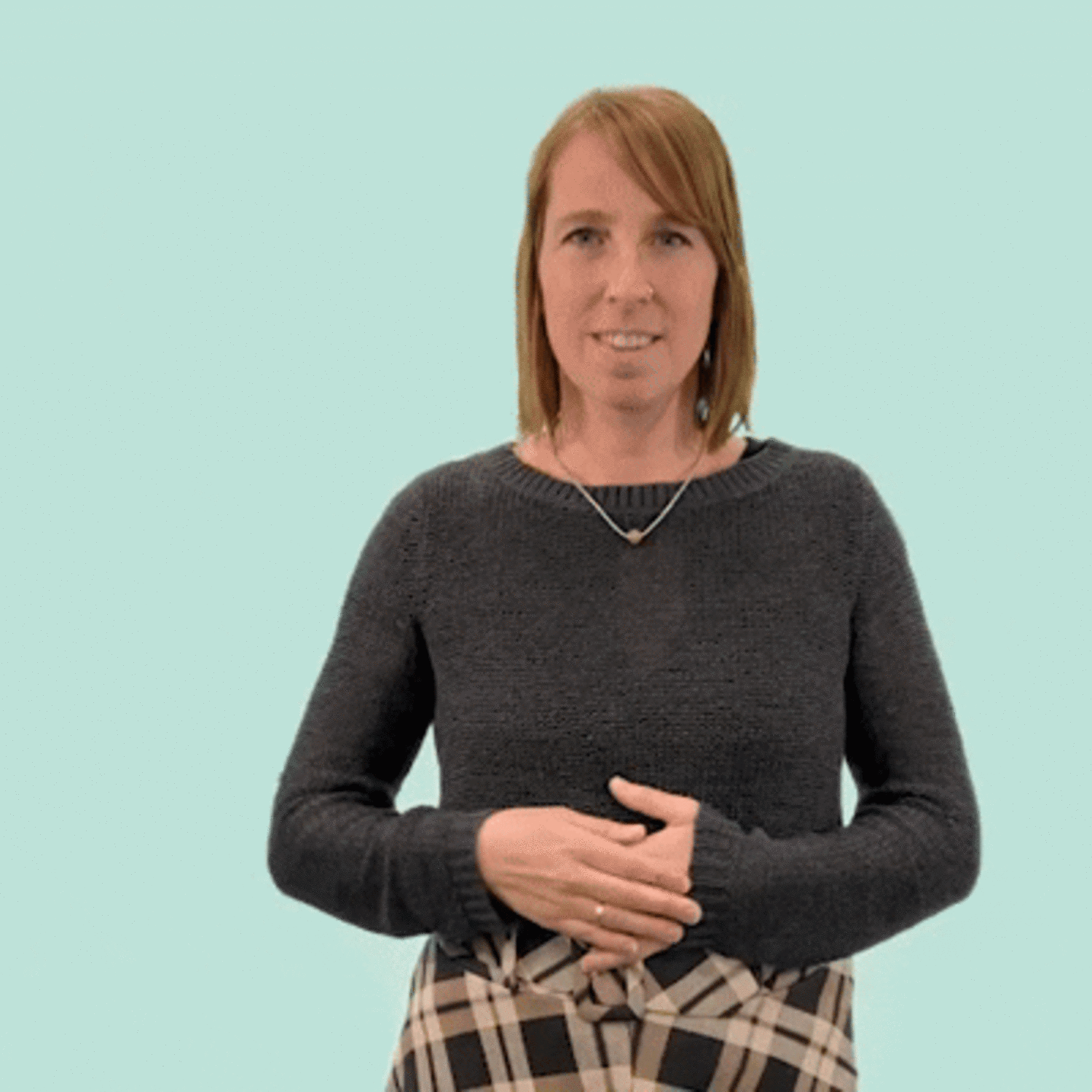 [Translate to English:] Gebärdenname von Mirjam Steurer